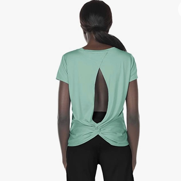 Velocity Gym Workout Open Back Top - Picture 4 of 10